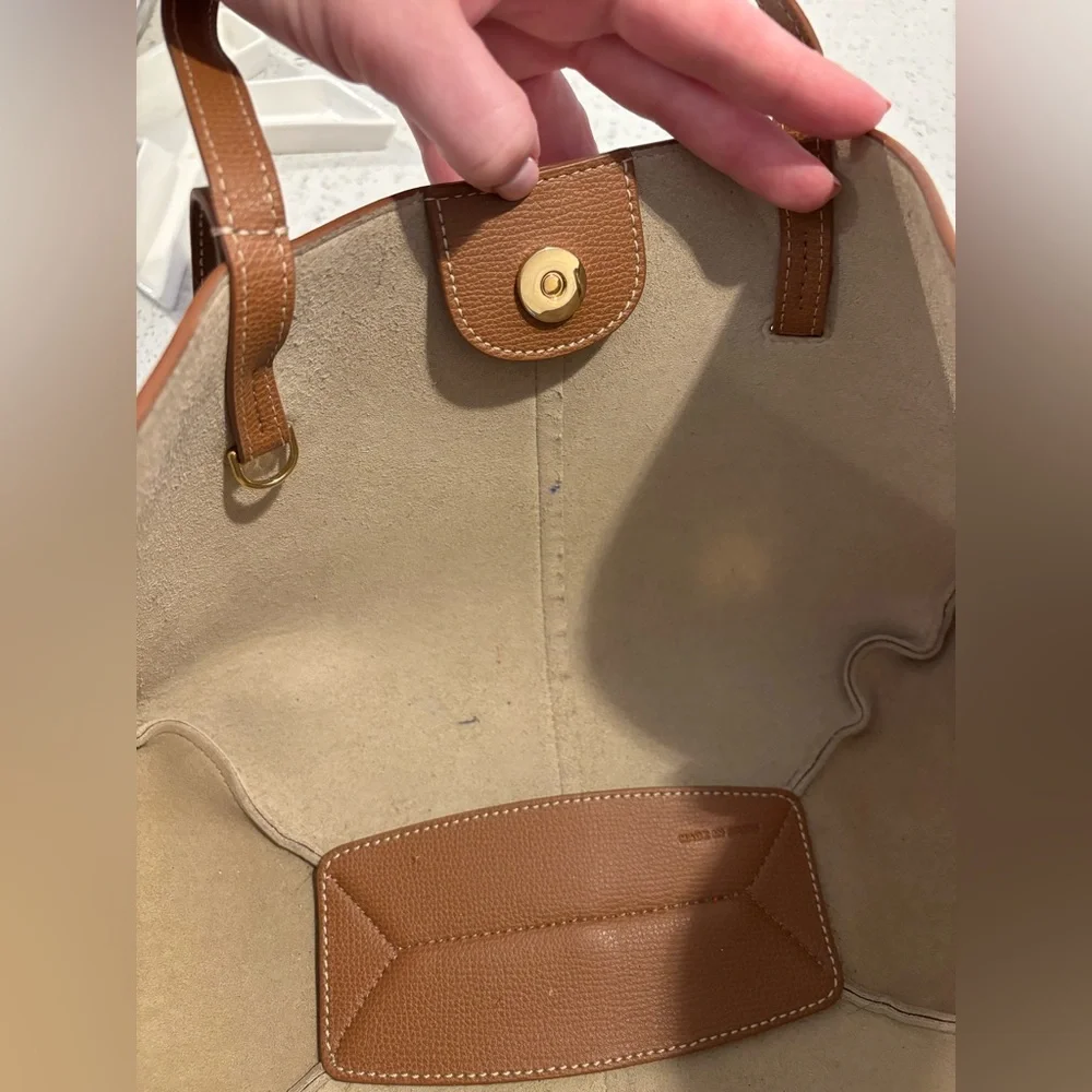 Polene Cyme Mini in Camel